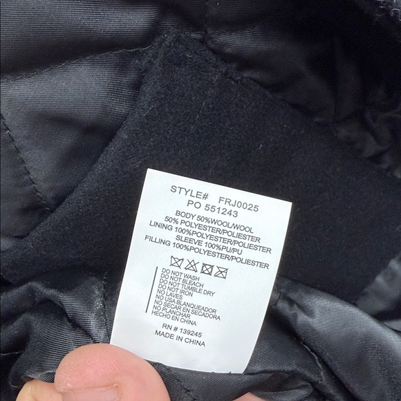 First Row Colorful Varsity Jacket with Patches Sz Large Like New - Picture 9 of 9